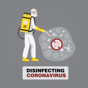 Coronavirus COVID-19 disinfection in Cambodia