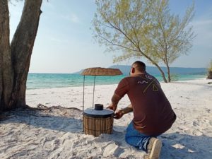 Sand fly CO2 trap in Koh Rong (Kampot Branch)